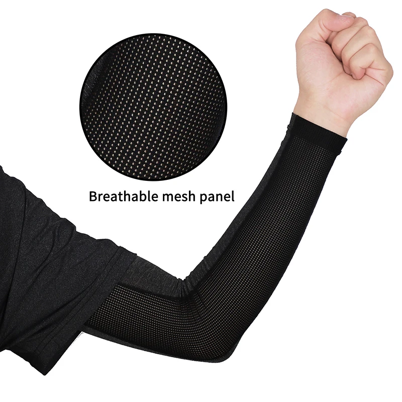 Sports Arm Sleeves Ice Fabric UV Protection Cycling Basketball Running sun protection arm sleeves arm sleeves cooling arm sleeves