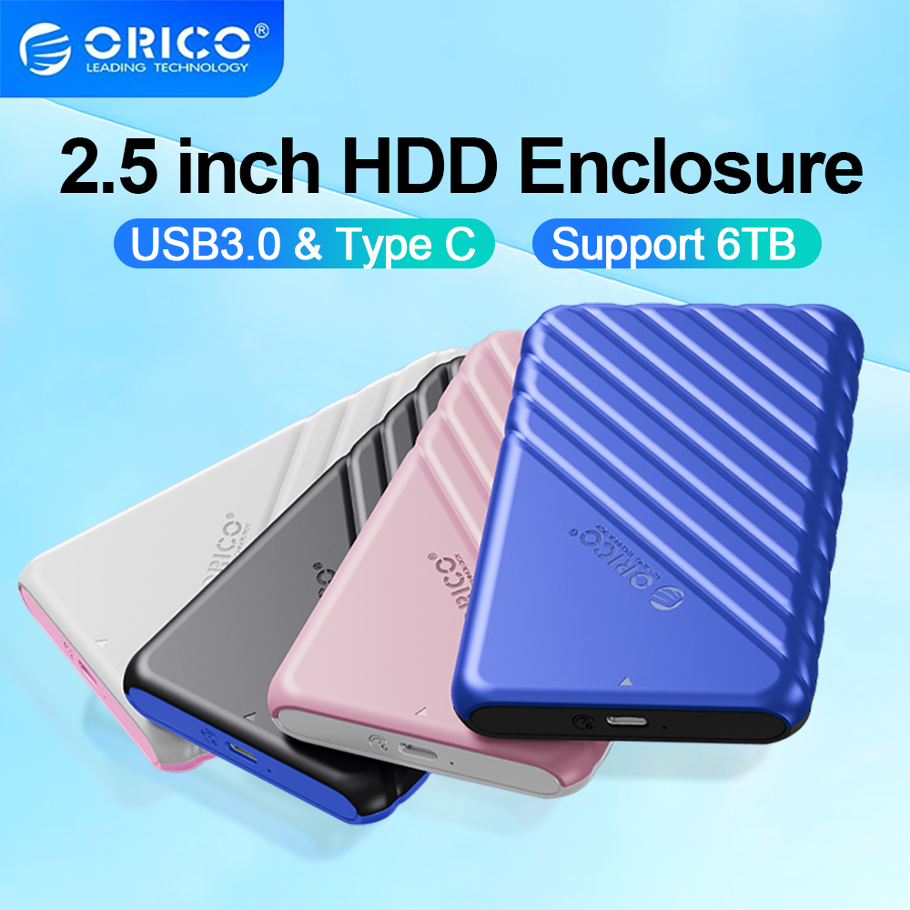 ORICO HDD Enclosure 2.5 SATA to USB 3.0 Adapter Hard Drive Case 5 6Gbps HDD SSD Hard Drive Enclosure Support UASP for PC Laptop