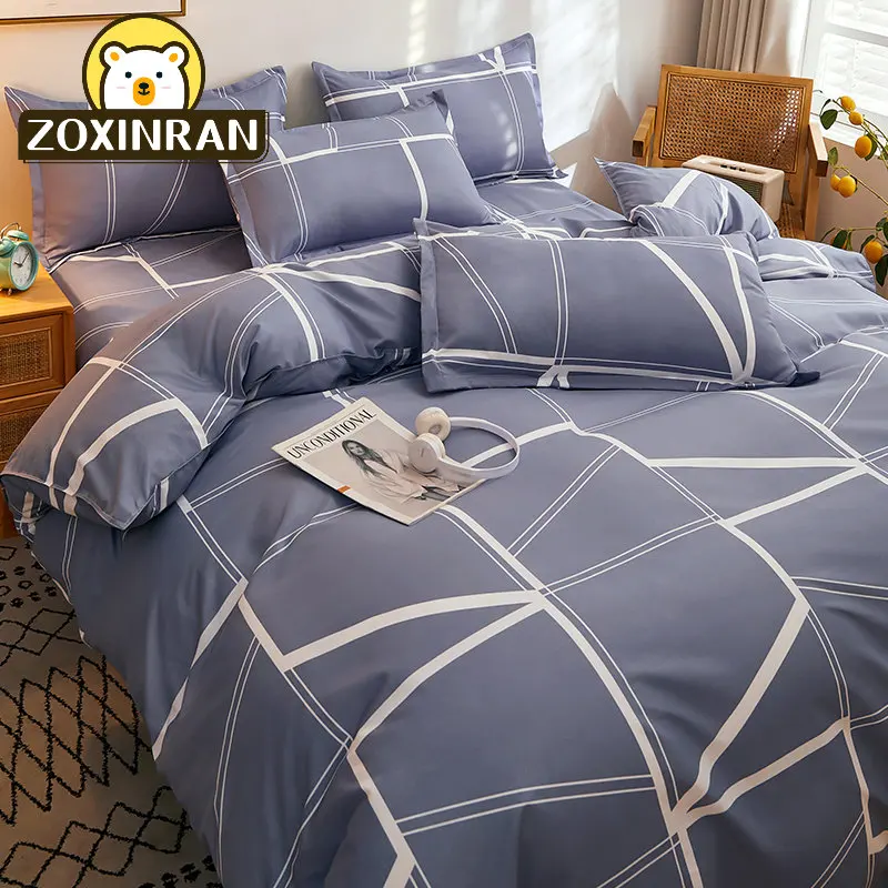 

Bedding Set 2 Bedrooms Sheet Duvet Cover Linens Bedspread Euro Nordic 150 King Size 160x200 240 X220 Luxury Queen Double