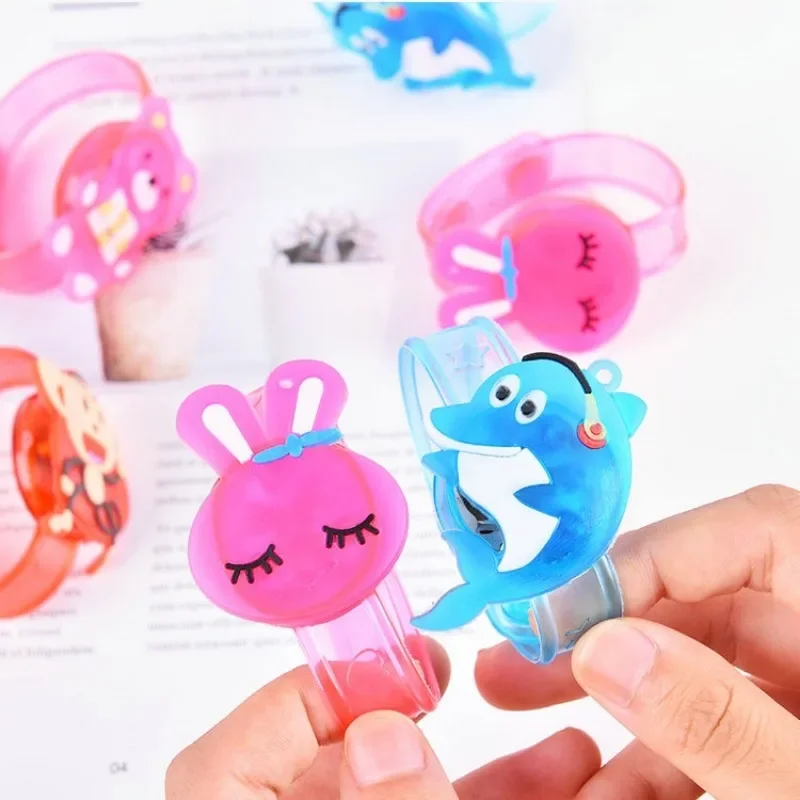 Flashing Wristband Glowing Cartoon Bracelet Children Toy Bracelet Funny Gift Christmas Party Decoration, bangle bracelet