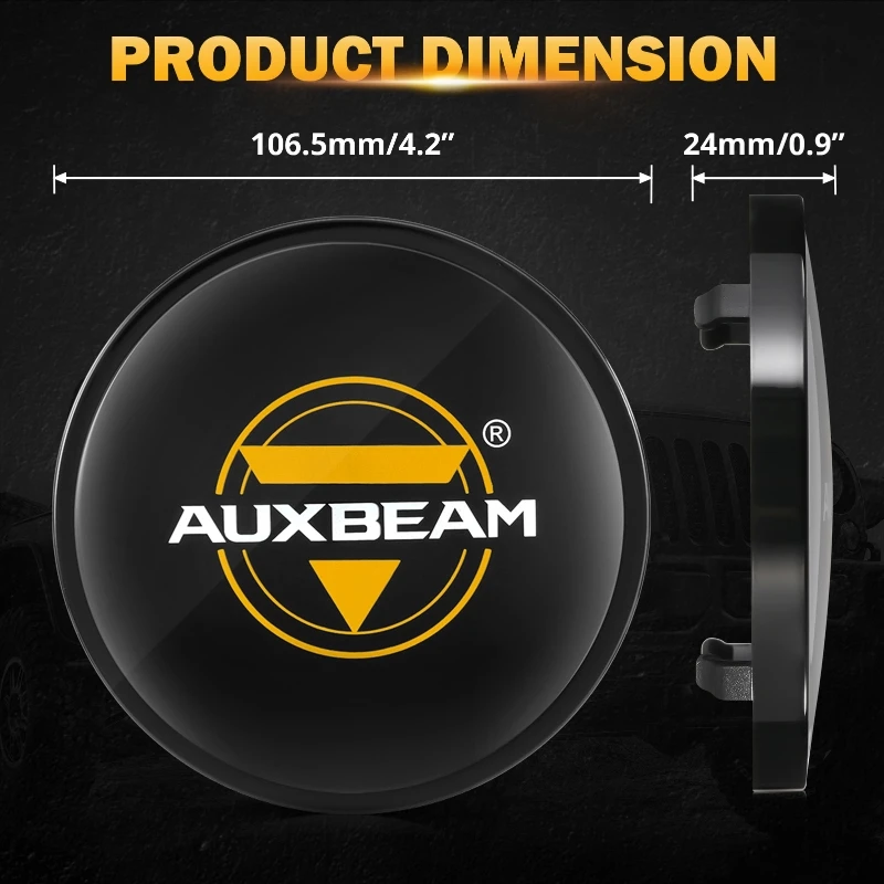 4 Inch Round LED Pod Lights Protective Covers(2pcs/set)