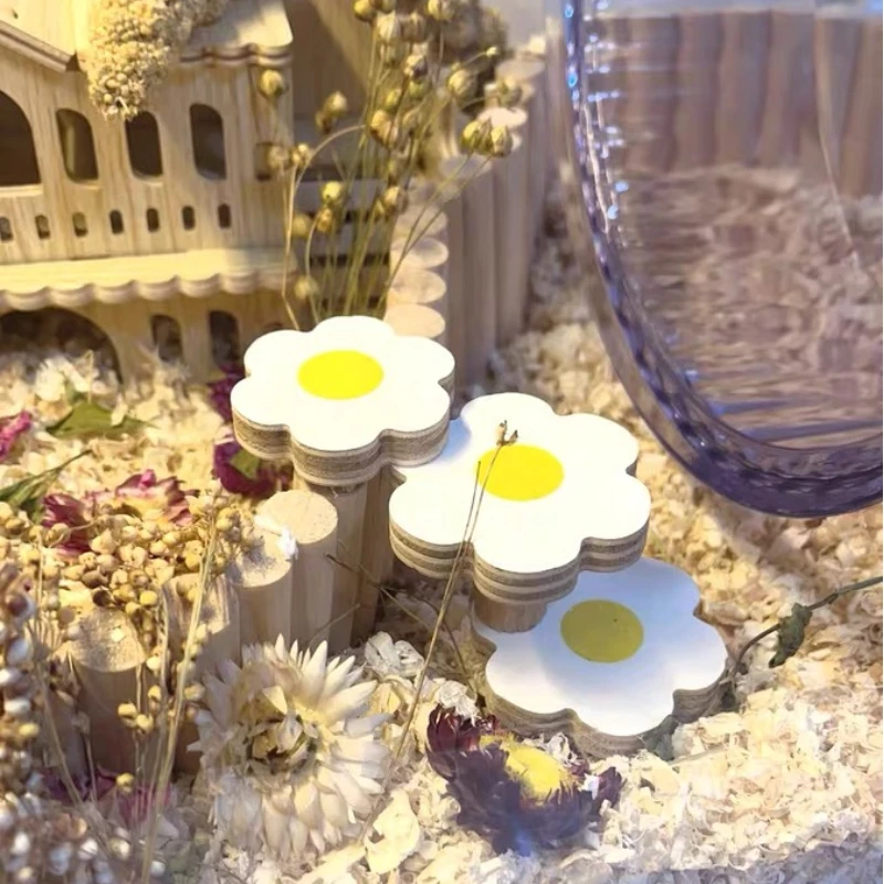 Hamster Climbing Frame Flower Shaped Hamster Cage Decor Climbing Ladder Stairs for Hamsters Pet Cage Landscaping Pet Accessories