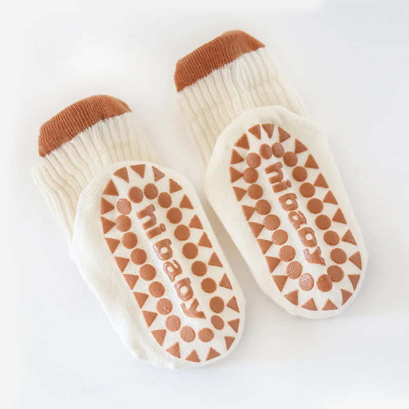 3 Paar Kinder-Baumwollsocken für Jungen und Mädchen, niedliche, bequeme, atmungsaktive, rutschfeste Baby-Bodensocken – Detail 10