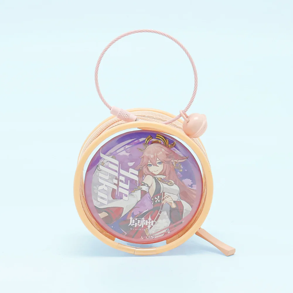 귀여운 보관 펜던트 피규어 인형 가방, 다채로운 보관 가방 배지, 55mm, 4 개
