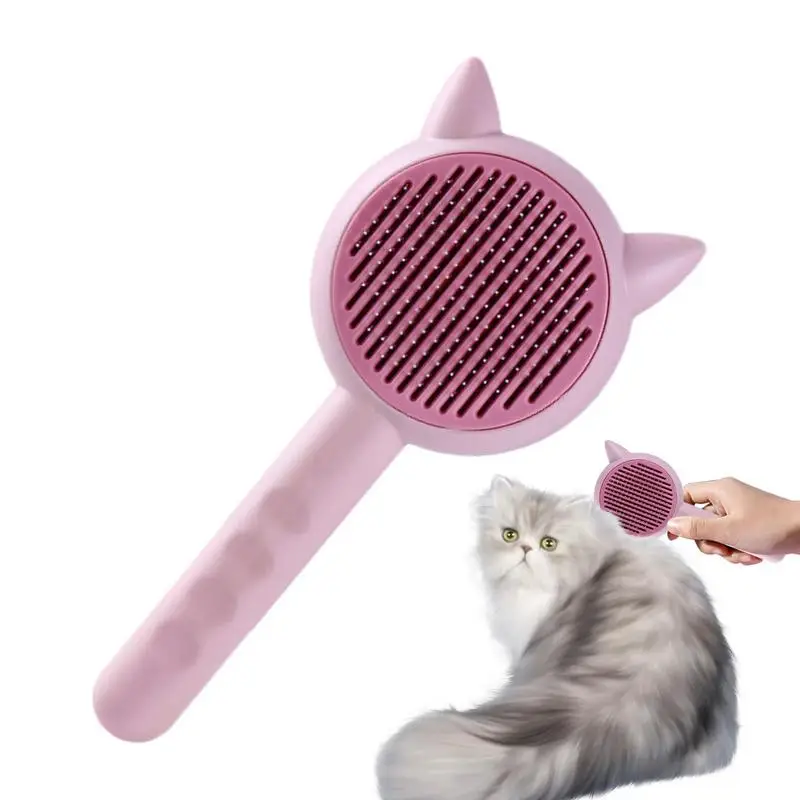 

Self Cleaning Dog And Cat Hair Brush Slicker Brushes For Cats Shedding Dog Grooming Brush Cat Comb For Kitten Puppy Massage
