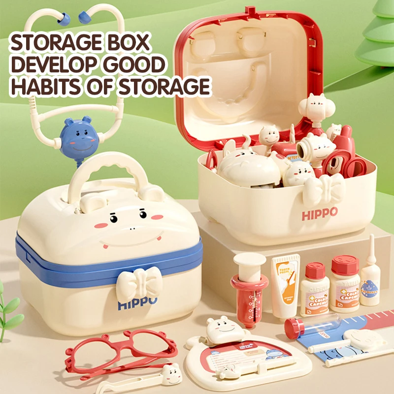 Kids Doctor Set 37-72PCS Pretend Play Hospital Kits Medical  Tool Bag Dentist Nurse Games Children's toys for Girls Gifts 2