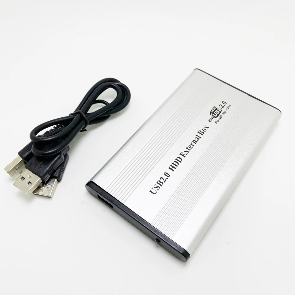 

USB 2.0 2.5" IDE Hard Drive Disk HDD External Case Box Enclosure Box for Laptop PC With LED Light