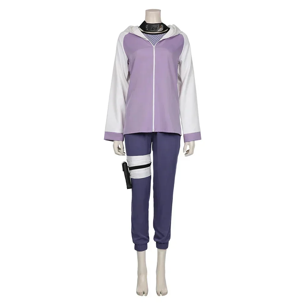 Naruto Hinata Hyuga Dark Purple Synthetic Cosplay Wig
