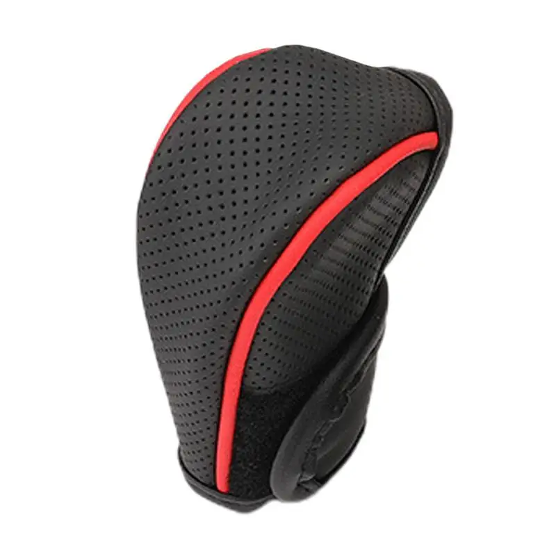 

Car Gear Shift Cover PU Leather Knob Shift Stick Cover Anti-Slip Car Shifter Stick Protector Decoration Shift Knob Cover Car
