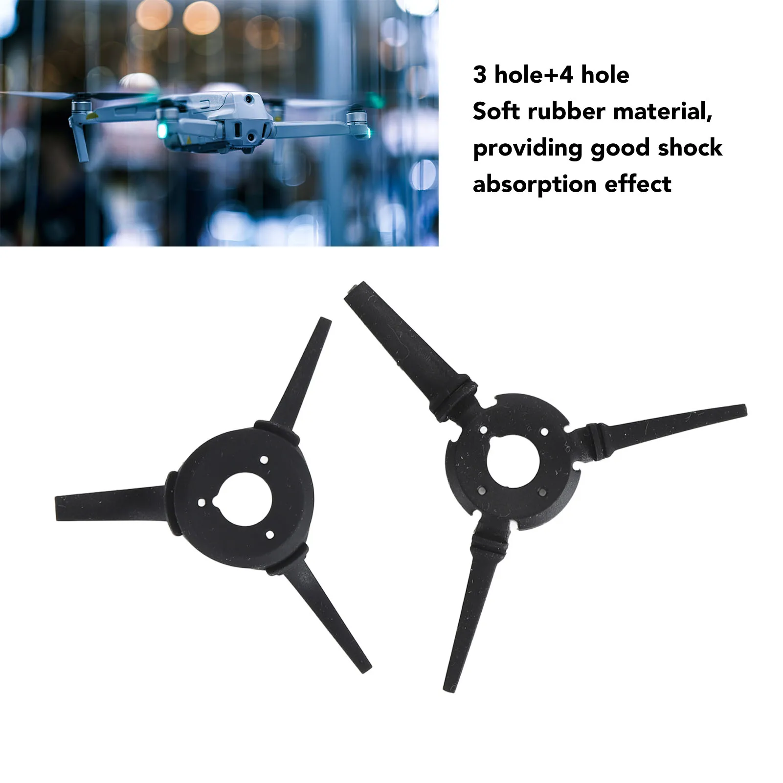 2개 드론 카메라 댐퍼 3홀 및 4홀 카메라 스태빌라이저 충격 흡수 댐핑 볼 미니 3 PRO 드론 카메라 충격 흡수 장치용