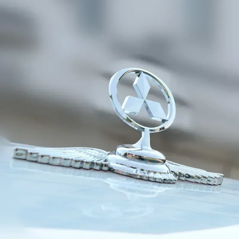 미쓰비시 L200 Pajero RALLIART ASX 랜서 아웃랜더 Mirage Eclipse 자동차 금속 크롬 엠블럼 프론트 후드 배지 장식