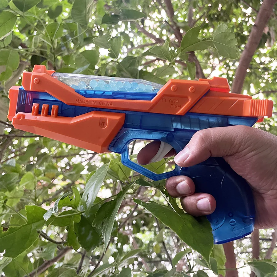 Manual Gel Ball Blaster, Without Charge, Shooting Toy Splat Ball Blaster ,Suitable for Outdoor Team Shooting Games