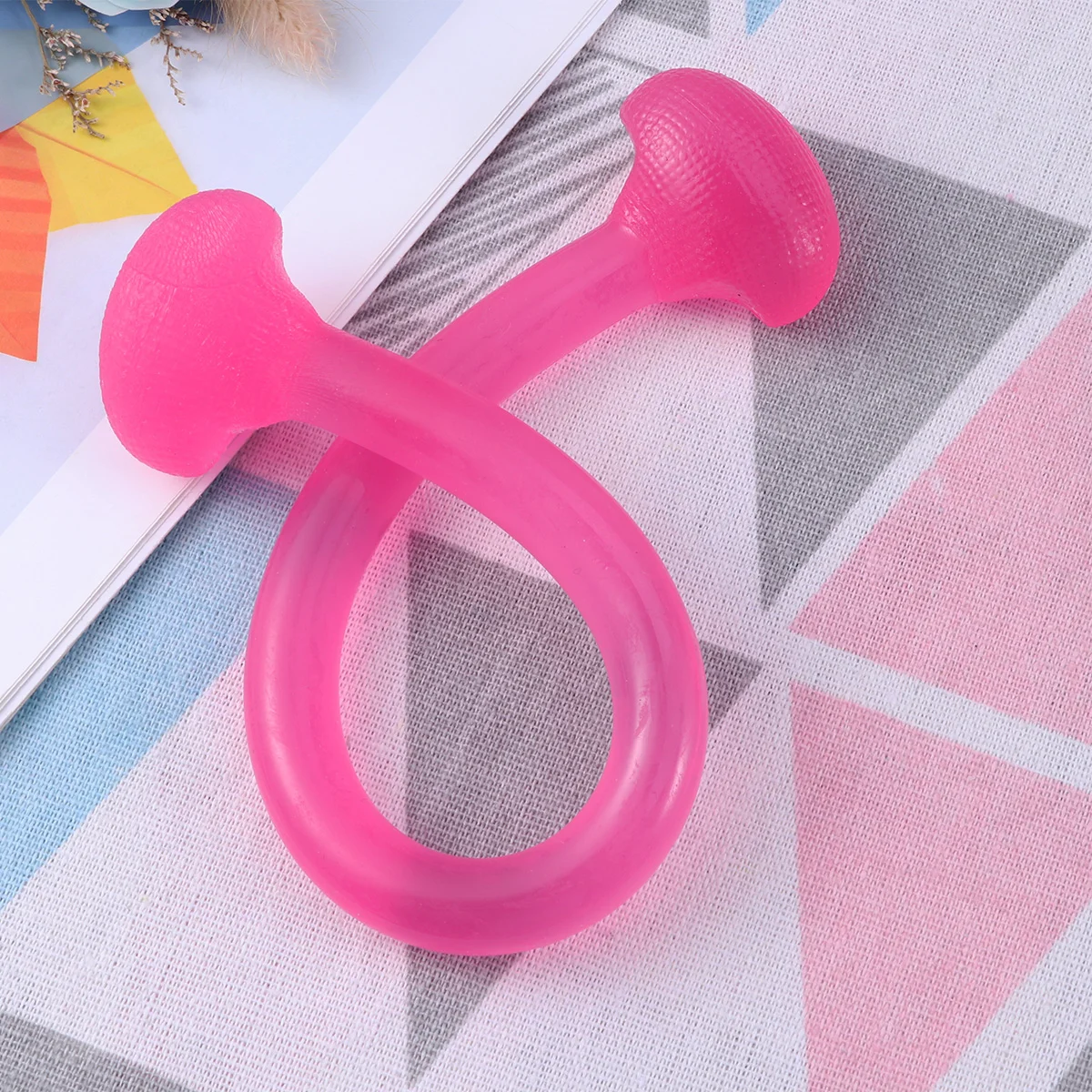 

Jelly Color Portable Yoga Pull Rope Chest Multifunctional Expander Resistance Bands Fitness Elastic Stretch Body Construction