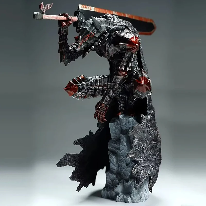 

Anime Berserk Pvc Figuroine Guts Berserker Armor Action Figure Berserk Black Swordsman Collection Model Doll Toys 25cm