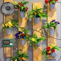 Солнечное ирригационное оборудование, комплект капельного орошения для теплиц со шлангом 15 м для горшечных растений с автоматическим таймером — изображение 6