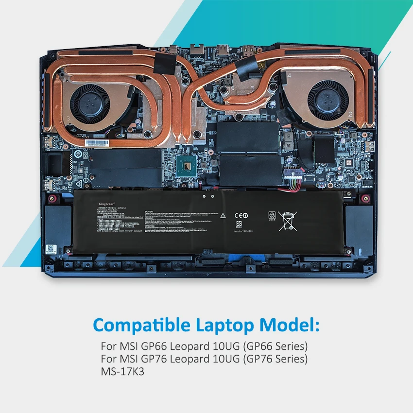 GP76, MS-17K3, Leopard, Série 10UG, Notebook, 15.2V, 4280mAh, 65Wh