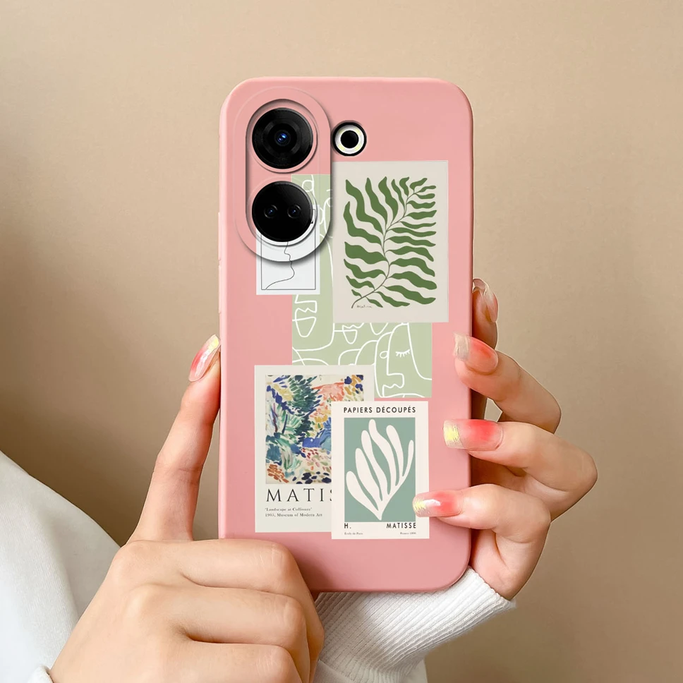 Cactus Pattern Soft Shell with Camera Protection