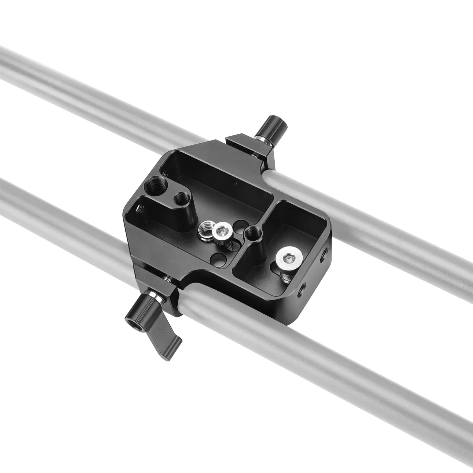 Camera Baseplate FOR canon C100 C300 C500 with Dual 15mm Rod Rail Clamp FOR sony A7 Series Panasonic GH5 KAYULIN