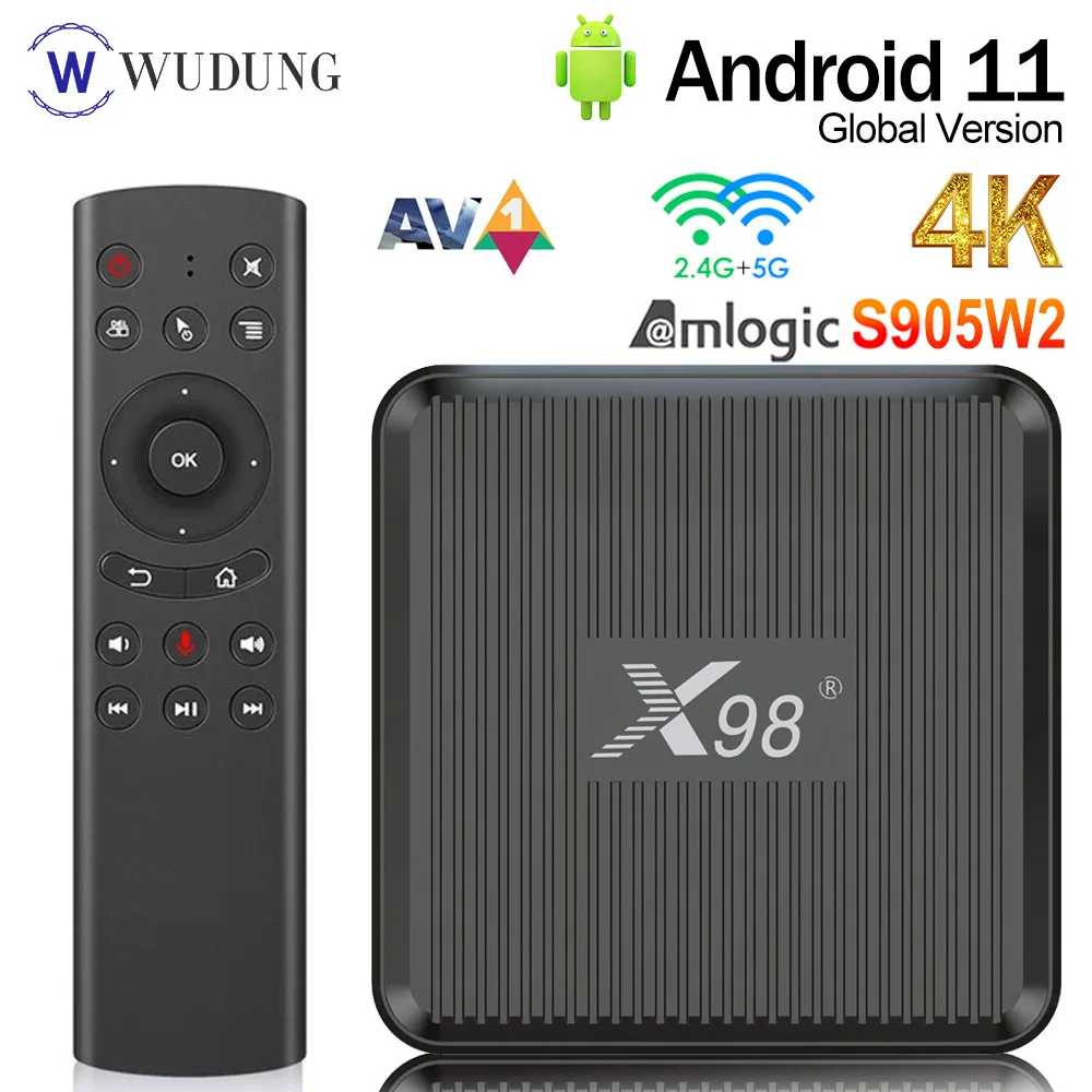 X98Q Android 11 Amlogic S905W2 Quad Core 4K Dual WiFi TV Box – Android TV  Box Manufacturer Supplier