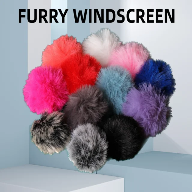 MF1 Clip-on Lavalier Microphone Mic Universal Wireless Microphones Noise Reduction Hairball Windproof Sleeve Lapel Lavalier Mic 2