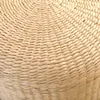 Japanese Style Round Tatami Cushion Yoga Meditation Floor Cushions Handmade Pillow Floor Natural Straw Cushion Decor Mat Sit 6