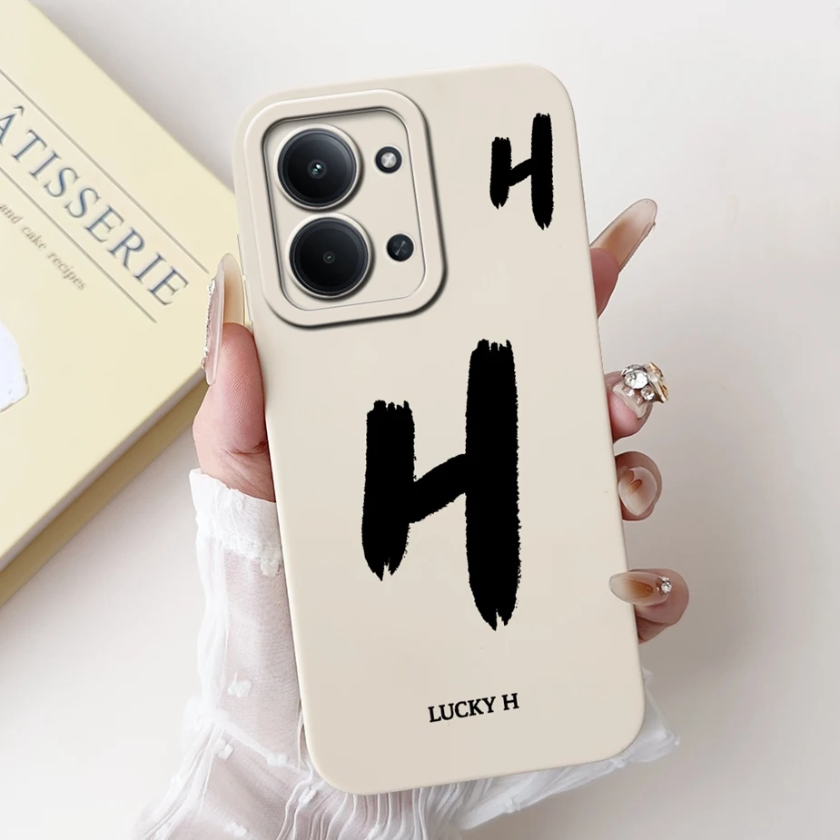 Cute Lucky Letters Shockproof Phone Case, Soft s Cover