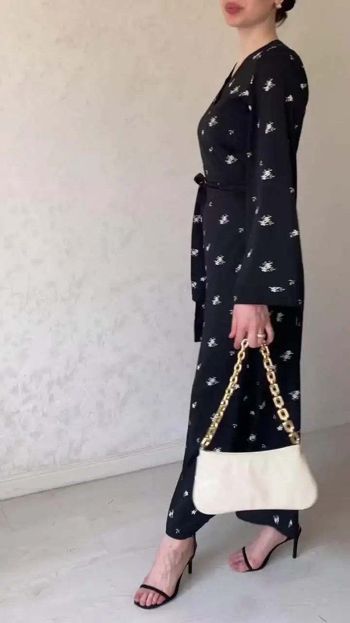 Printed Bandage Elegant Maxi Dress For Women V-Neck Patchwork Fashion High Waist Lace-Up Party Looks Long Dress 2025 New