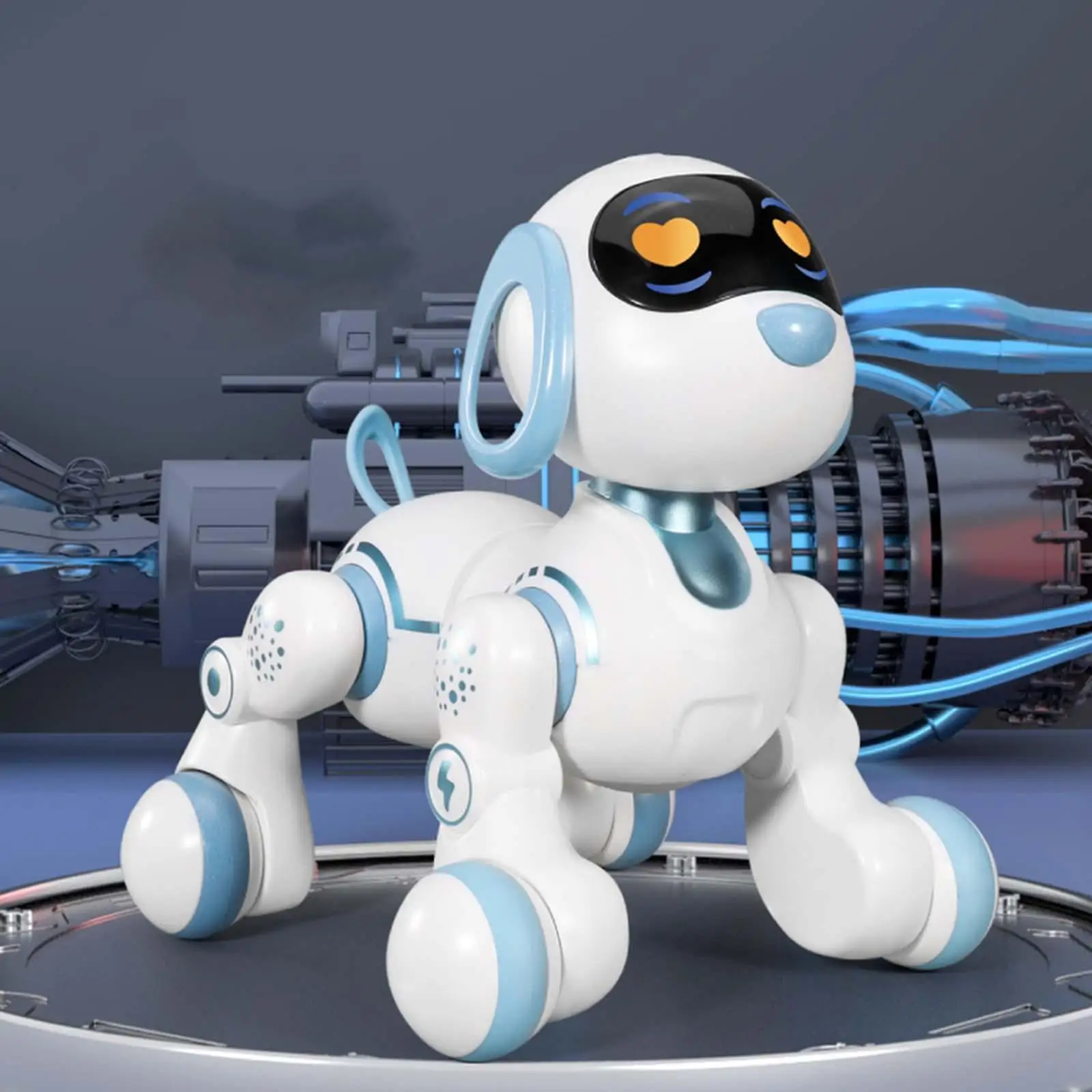 RC Robot Puppy Lying Down Remote Control Puppy Toy for Children Teens Gifts 4