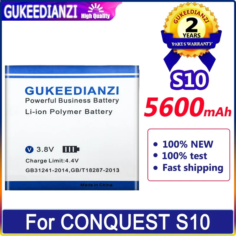 

GUKEEDIANZI Battery 5600mAh/8600mAh For CONQUEST S12 S10 S8 S6 Mobile Phone Bateria
