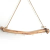 2Pcs Natural Driftwood Decorative Branches Farmhouse Home Wall Hanging Decor Hanging Jewelry Organizers With 5 Hooks Easy To Use 2