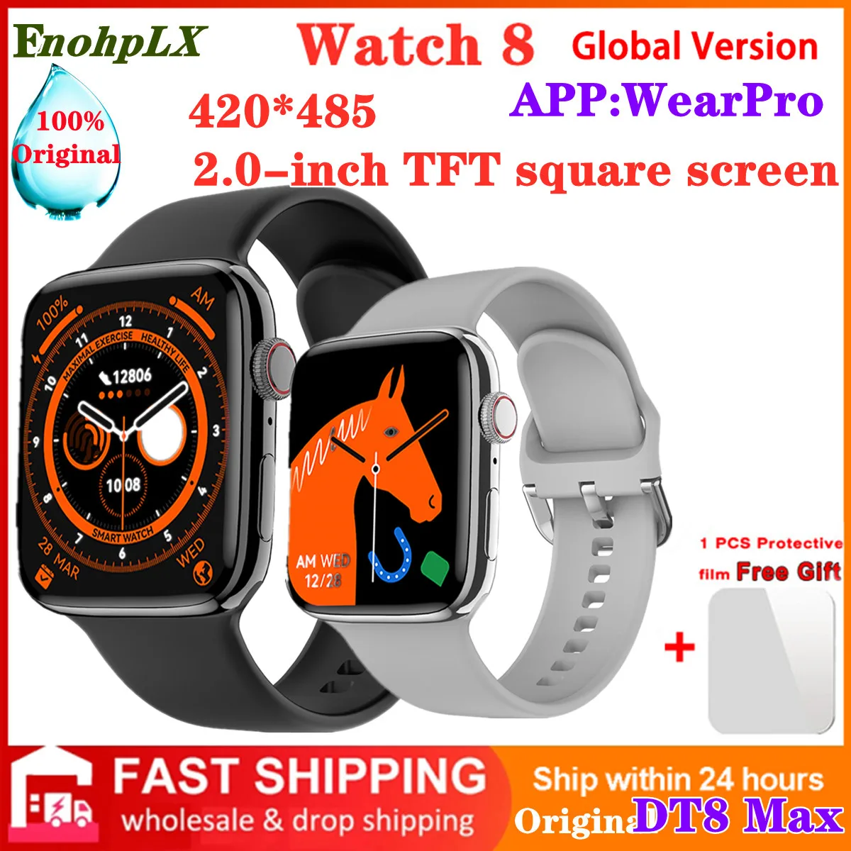 3pcs 2022 DT8 Max Smart Watch Series 8 GPS Track NFC Bluetooth Call  Wireless Charging Heart Rate Smartwatch PK IWO W28 W38 Pro - AliExpress