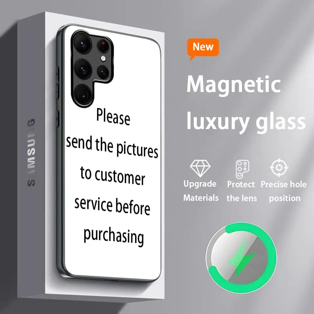 Customized DIY Glass Magnetic Phone Case