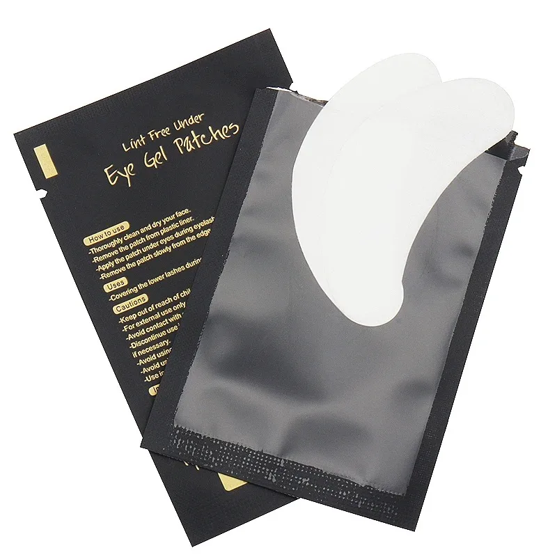 Fake Eyelashes 50 Pairs/Set Makeup Tools U Shaped Grafting Eyelash Patches False Eyelash Extension Paper Stickers