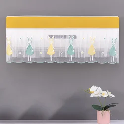 Air Conditioner Dust Cover - Wall - Mounted Protector, Washable Home Textile Protective Bag (Yellow)