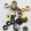 PERMEX Four-in-one Buckle Japan YKK Imported Copper Large White Button Snap Clothing Button 10 Sets 2