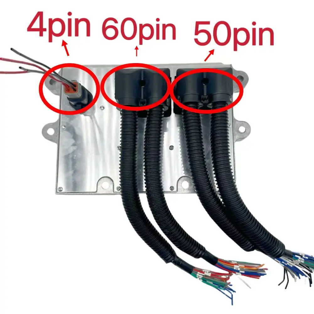 Gas ecu kits connector board plug 50pin 60pin 4pin Applicable Cummins engine ECU P4963807 connector