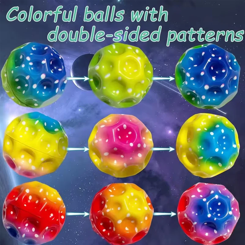 Wrist bounce ball Moon Stone children's wrist power player throwing boomerang toy ball wrist exerciser