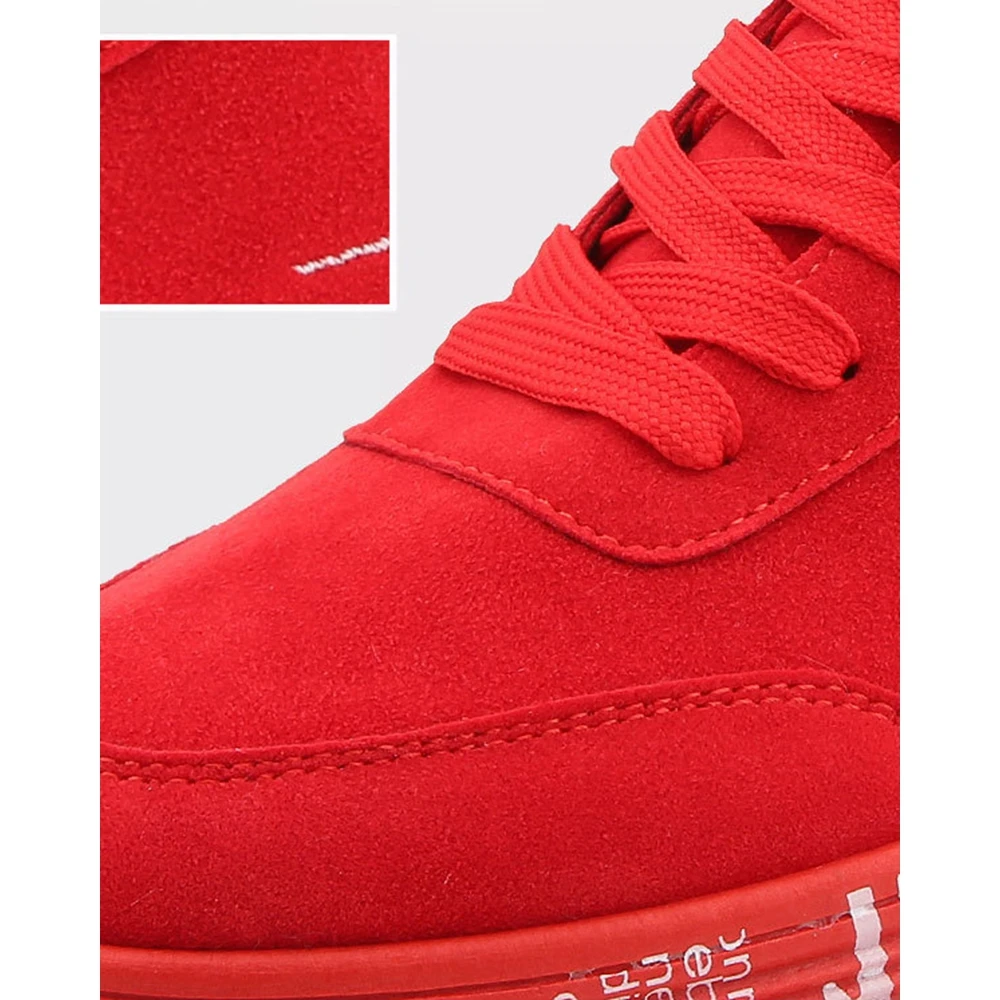 Fashion Women Heart Embroidery Round Toe Lace Up Platform Sneakers Couple Autumn Casual Daily Flats Walking Shoes Korean Style