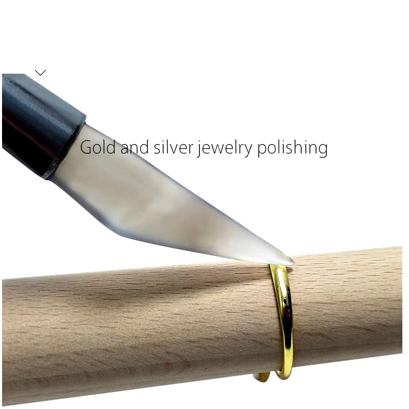 Agate Burnisher Knife Jewelry Tool For Jewelry Polishing Hand Burnishing, Polishing Agate Knife