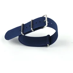 Premium Nylon Watch Band - Universal Fabric Wristband Strap Accessories for 18mm (Blue)