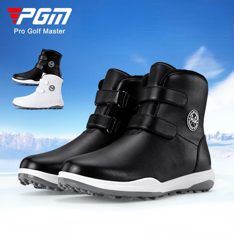Golf Shoes PGM Women's Golf shoes Anti-slip Fleece lining Sports shoes Autumn winter Waterproof Casual boots Wear XZ196