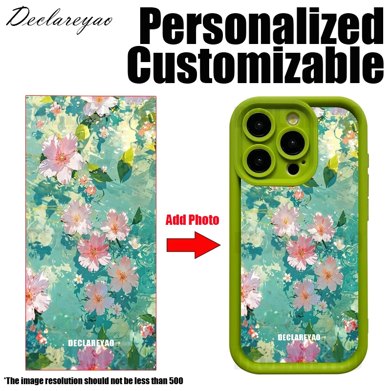 Personalisierte DIY individuelle Foto individuelle Hülle für Apple iPhone 16 Pro Max 15 14 Plus 13 12 Mini 16e Cover Bild Silikon weich – Detail 5