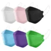 20/40/60PC KN95 Face Mask Adult mascarillas Mask Fish Non Woven 4-Ply ffp2mask Mixed Style 3D Mask mascherine ffp2 Masks 2