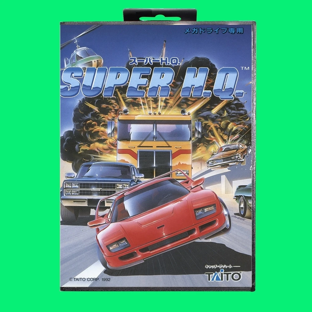 

Игровой картридж Super HQ, 16 бит, игровая карта MD с крышкой JP, Розничная коробка для Sega Mega Drive