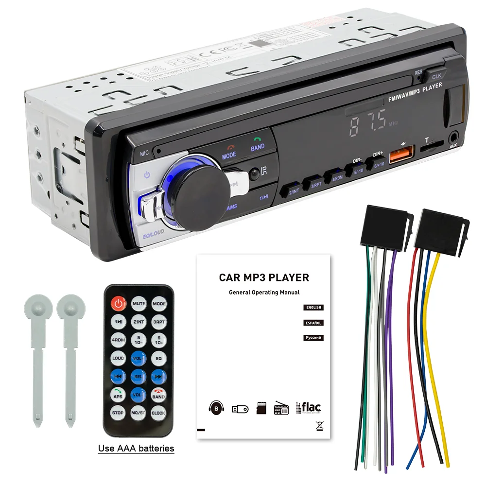 Car Radio Player Car MP3 player FM radio AUX input Bluetooth connection Stereo playback Power off memory JSD 520 530