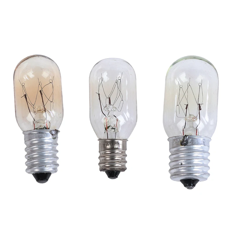 15w Refrigerator Bulb Microwave Light E12/E14/E17 Toaster/Steam Bulb 230V High Temperature