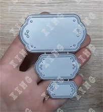Spot Goods Special Mini Label Border Metal Cutting Dies Diy Scrapbooking Maker Photo Album Gift Decoration Blade Punch Mold 2022