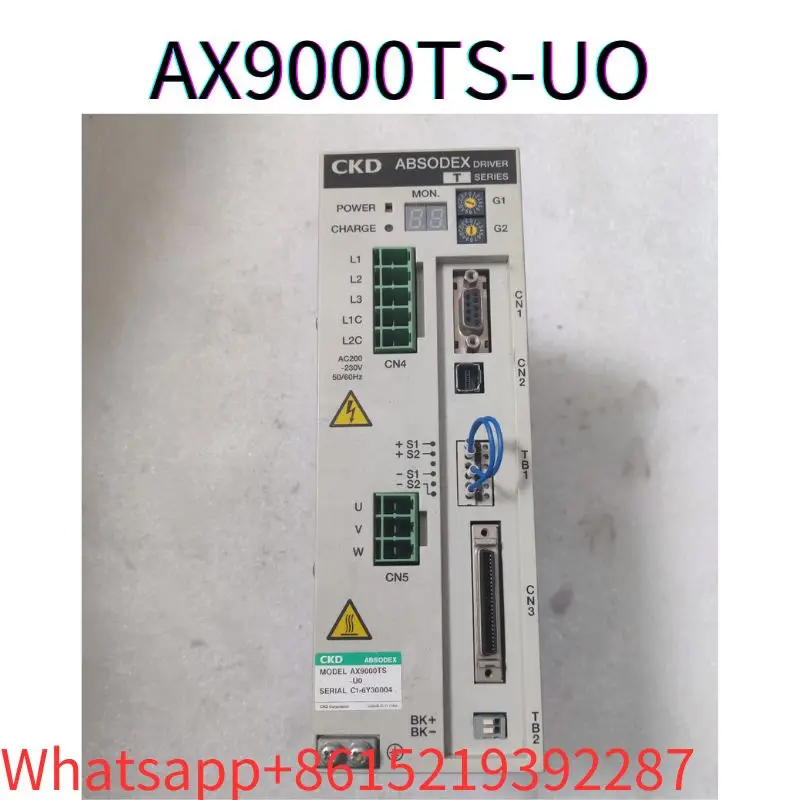 

second-hand Original CKD servo system motor controller AX9000TS-UO tested ok