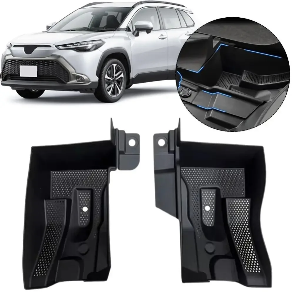 2PCS 보호 커버 싱크 네트 프로텍터 장식 액세서리 플라스틱 자동차 엔진 필터 커버 프론트 후드 커버