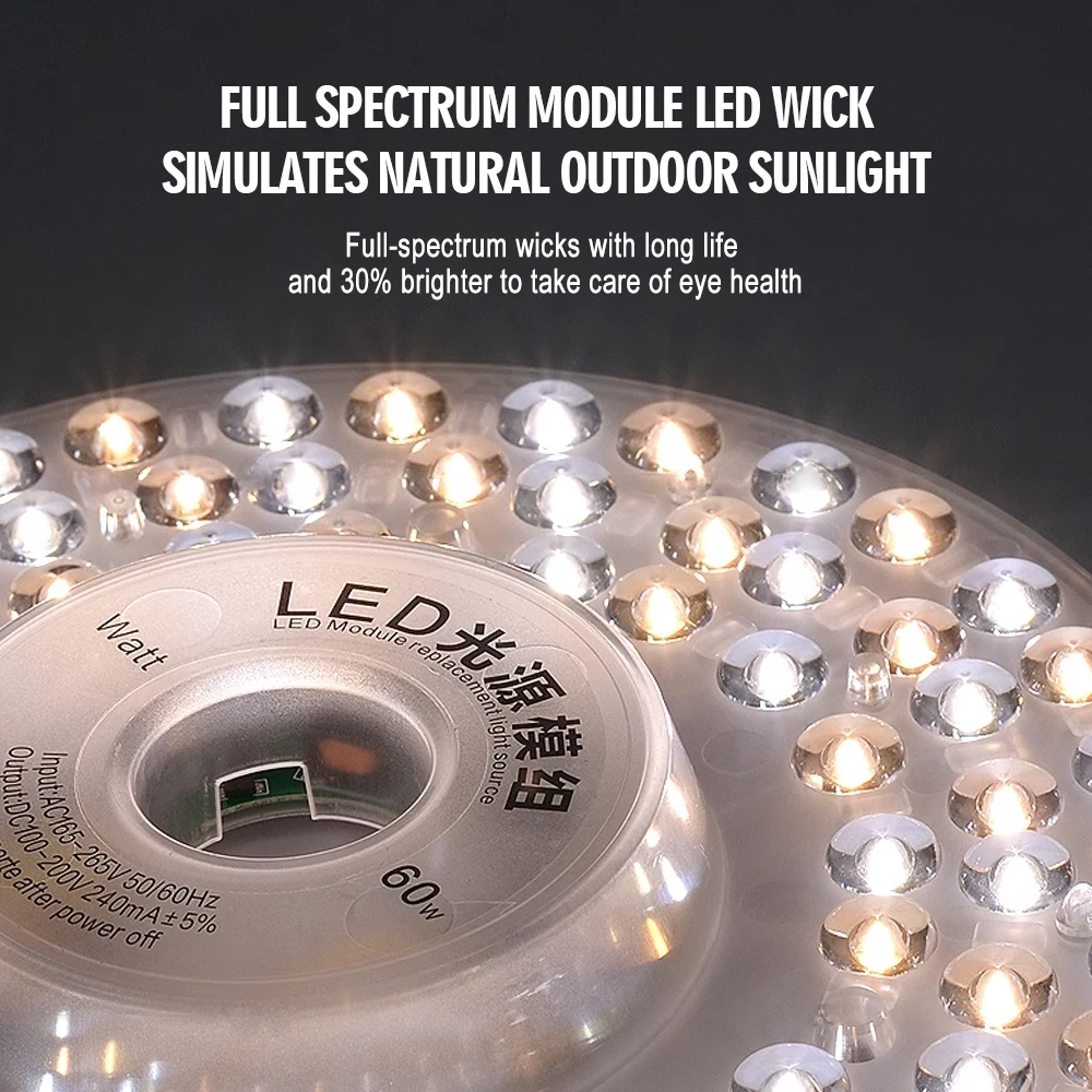 Ceiling Light LED Panel led ceiling light led panel ceiling light module 220V Round LED Module 40W 60W 100W for Ceiling Lamp Replacement Light Panel